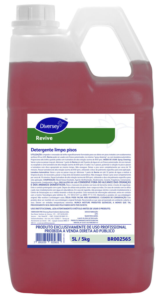 REVIVE 4x5L - DETERGENTE LIMPA PISOS
